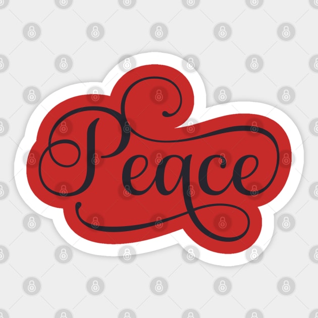 peace Sticker by holidaystore